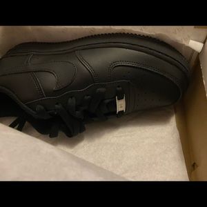 Black Nike Air Force 1s